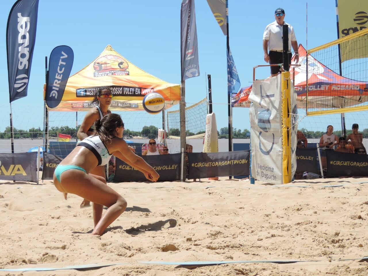 Las tunuyaninas Moreno-Najul finalizaron cuartas en la quinta etapa del Circuito Argentino. /Gentileza