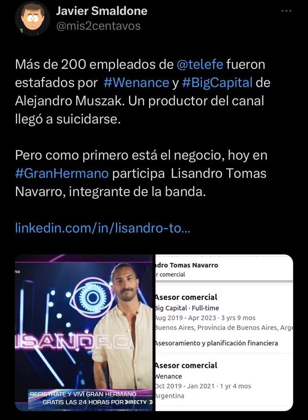 Licha de Gran Hermano tiene un fanatismo por Taylor Swift