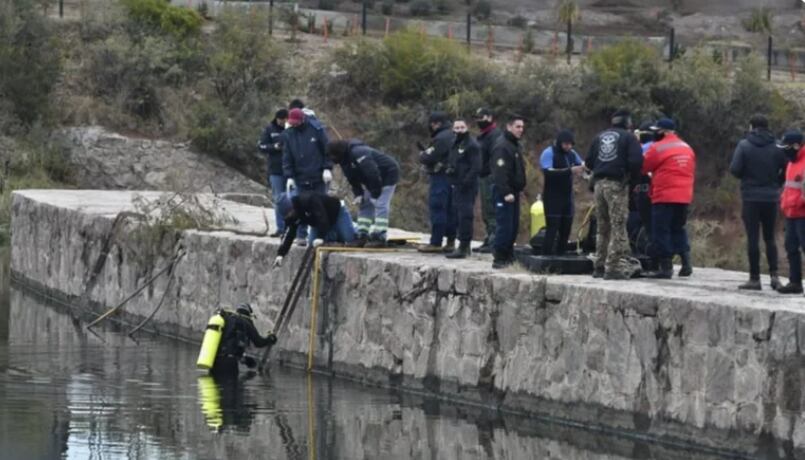 Buscan a Guadalupe  en el dique Cruz de Piedra en San Luis