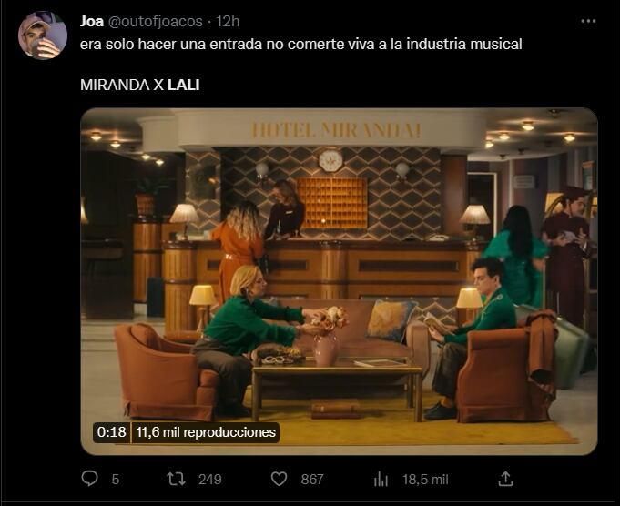 Las redes explotaron con el video de la colaboración de Lali y Miranda!