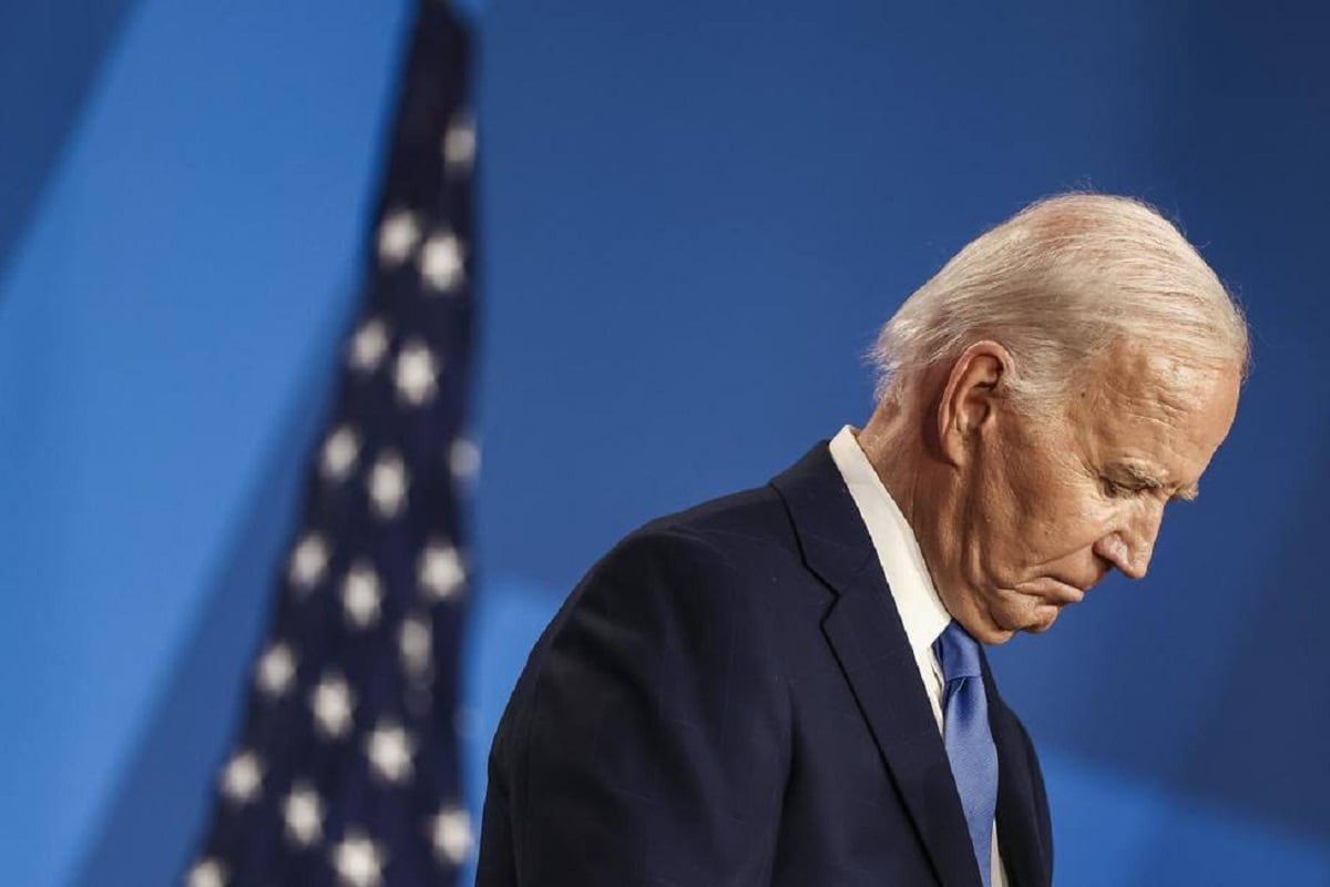 El presidente estadounidense Joe Biden se bajó de la carrera presidencial (EFE)