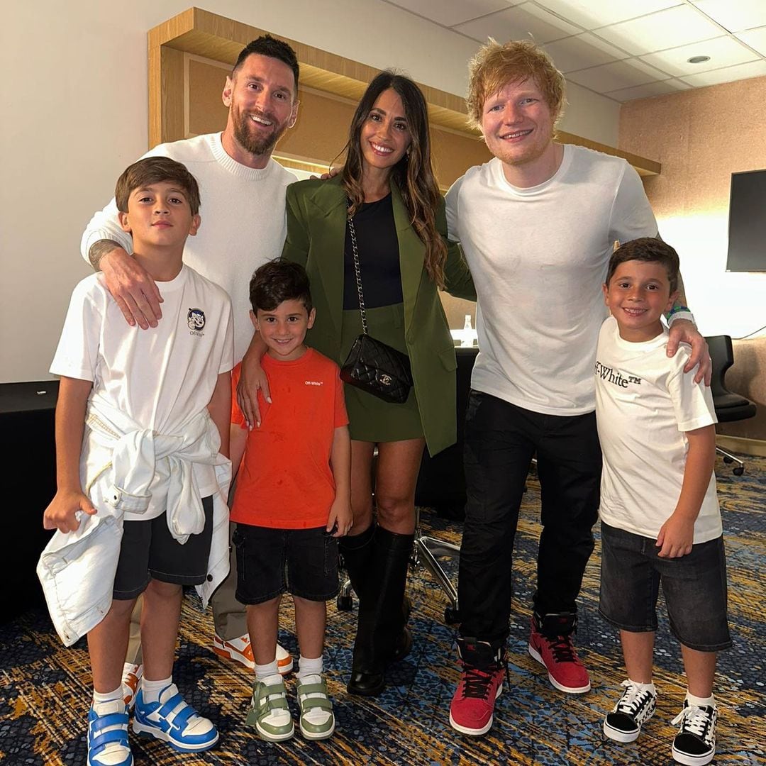 Mateo Messi usó una remera costosísima.