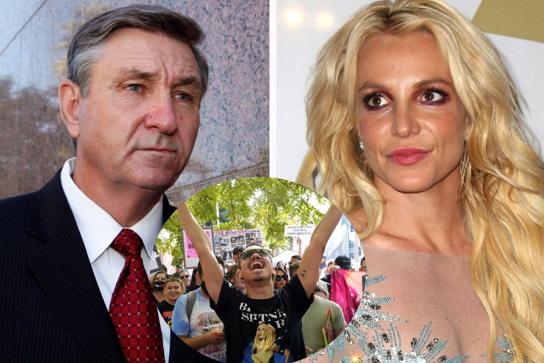 El movimiento #FreeBritney festejó en las calles de Los Ángeles (AP).