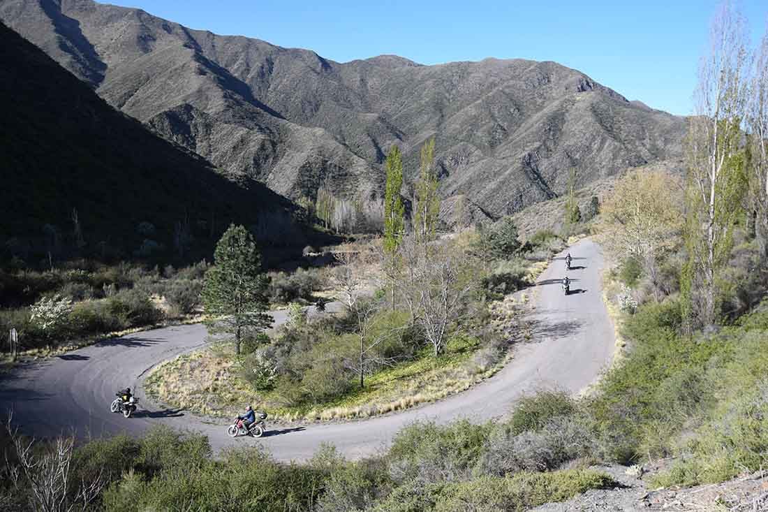 Vista de la Ruta Provincial 52 que comunica Villavicencio con Uspallata en la provincia de Mendoza.
Caracoles antes de llagar al hotel Villavicencio.
Foto José Gutierrez