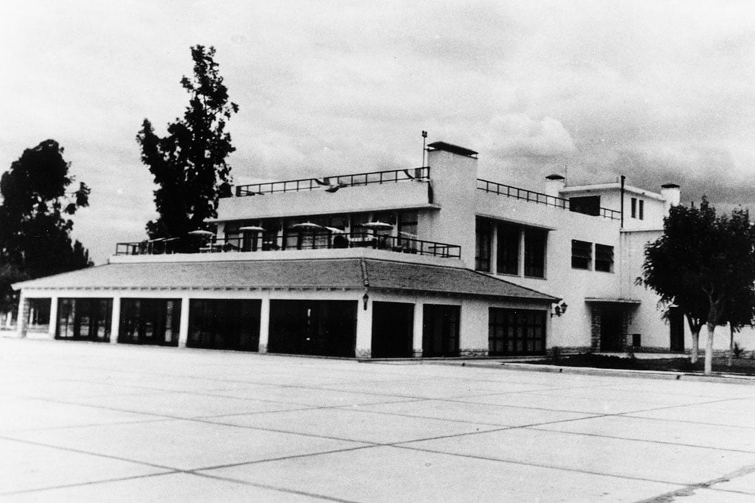 Así lucía la Terminal aérea del aeropuerto El Plumerillo a días de su inauguración.