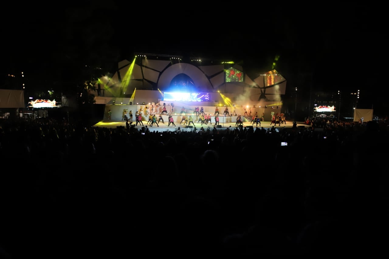 La Vendimia de San Rafael regresó al teatro griego Chacho Santa Cruz.