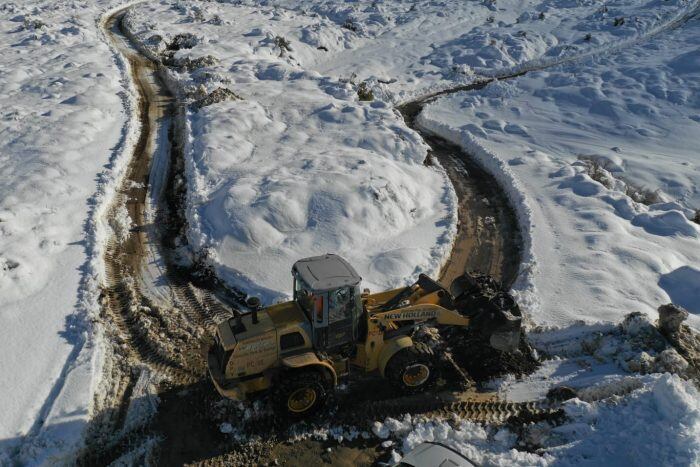 Continúan los operativos en Malargüe para asistir a los afectados por la intensa nevada. / Foto: Prensa Gobierno de Mendoza