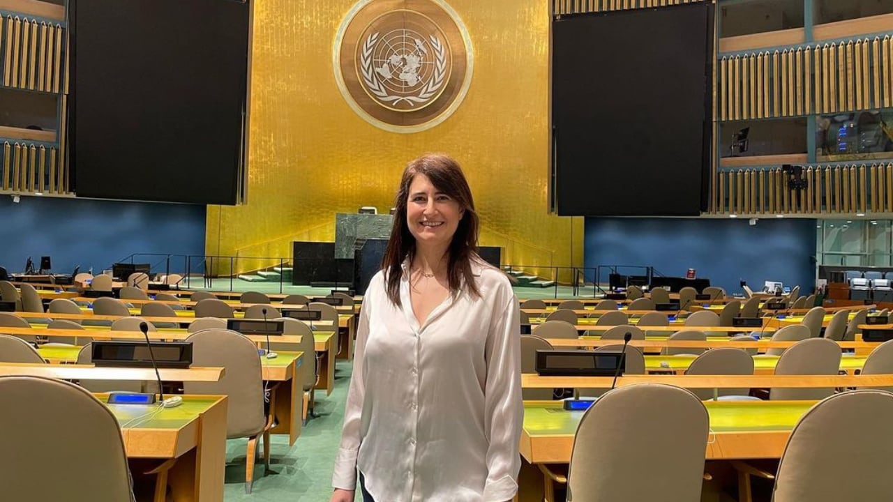 La artista mendocina convocada por la ONU en la asamblea del Día Internacional de la Mujer