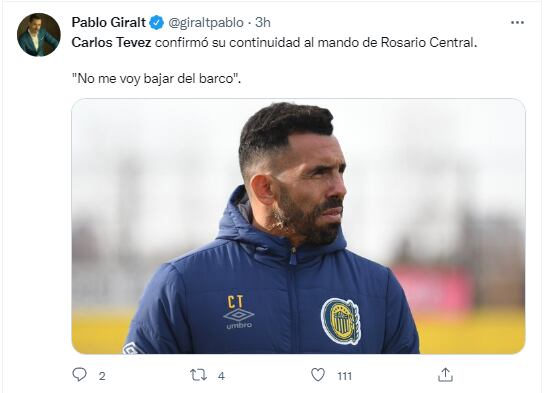 El "Apache" determinó que seguirá como director técnico del "Canalla", pero aseguró que el mayor problema es el armado del equipo y no su estadía en el club rosarino. / Gentileza.