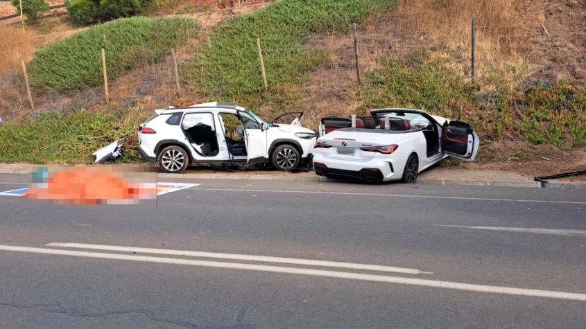 Accidente de tránsito en el Zapallar.