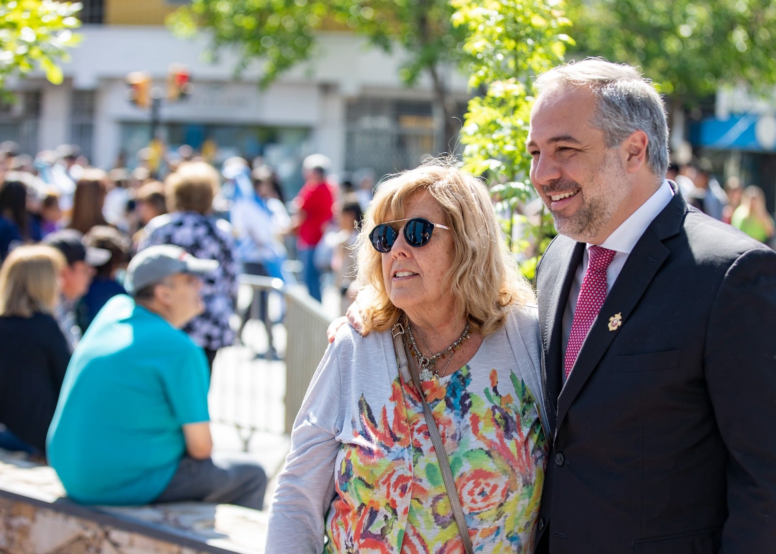 Masiva celebración por las calles de Maipú