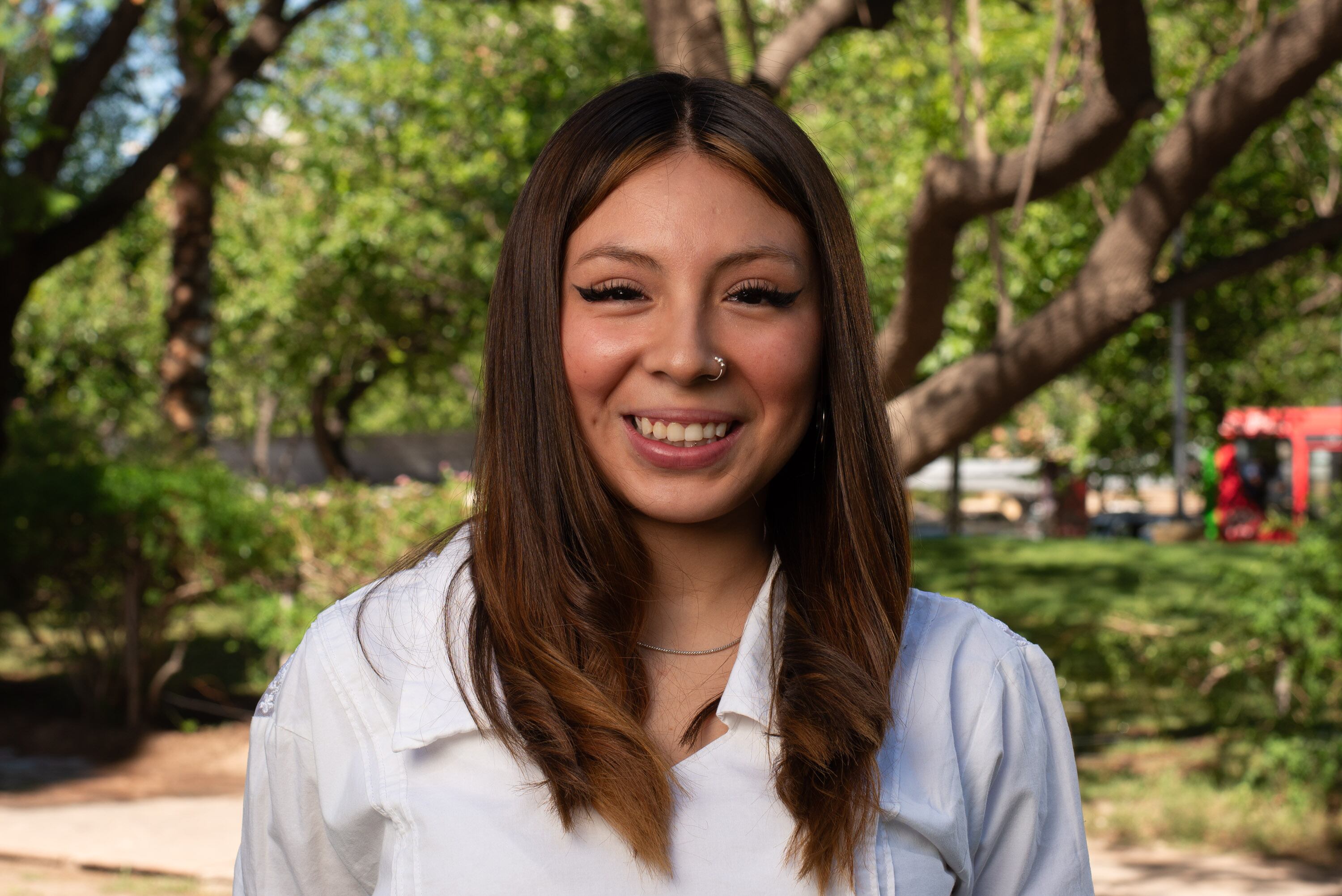 Agostina Mair Lara Córdoba, representante del Centro de Jubilados y Pensionados Nacionales y Provinciales de la Cuarta Sección Noroeste.