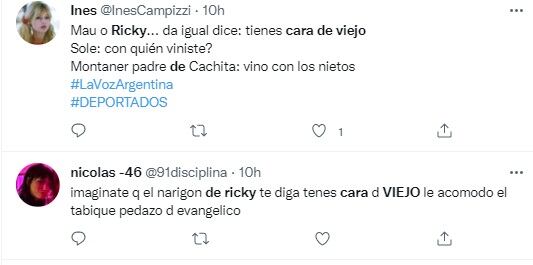 Críticas en redes al comentario desubicado de Ricky Montaner a un participante de La Voz Argentina (Twitter)