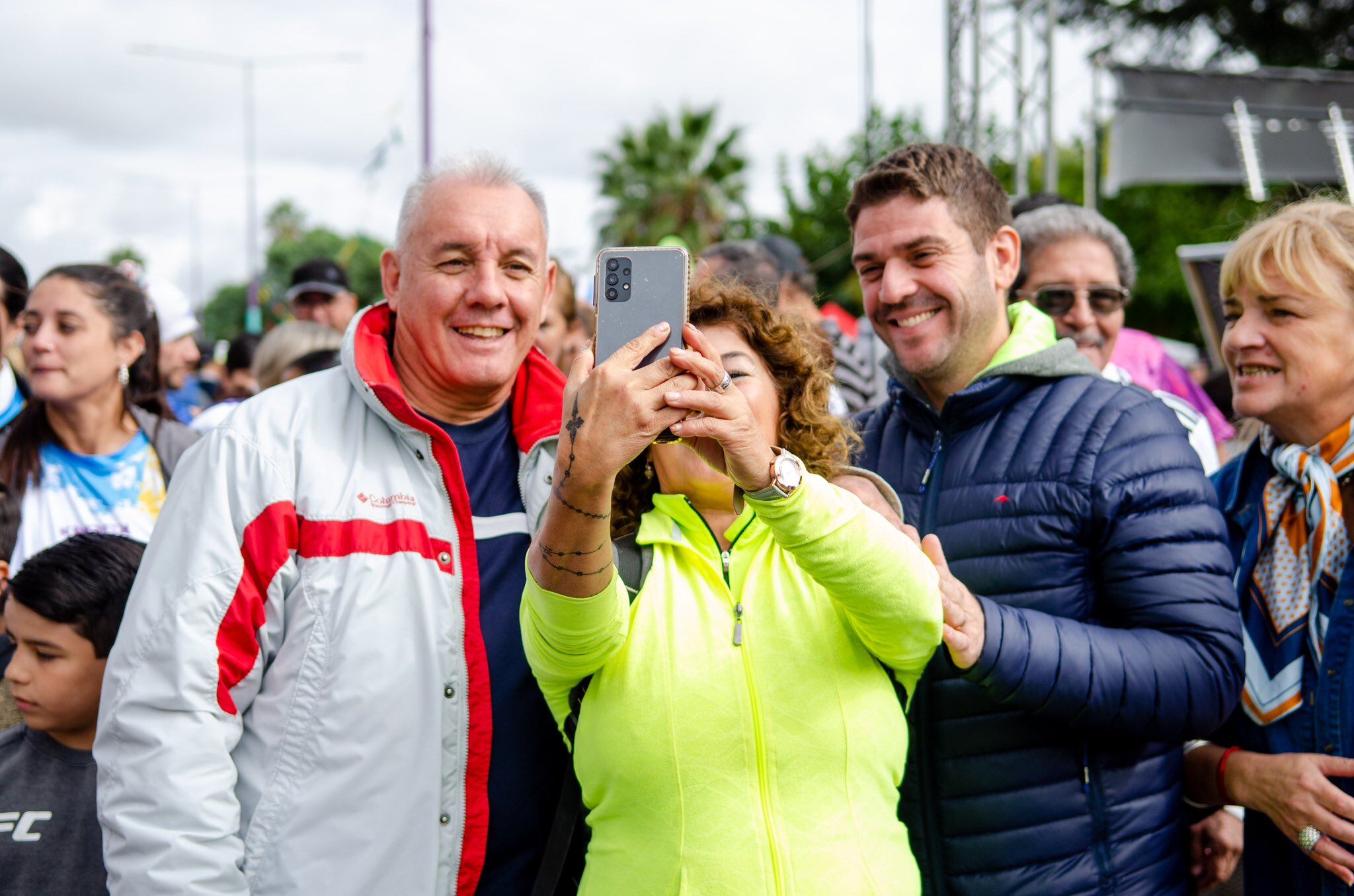 Los precandidatos a intendentes de Rivadavia por Cambia Mendoza, Mauricio Di Césare y Hernán Amat. Foto: Gentileza