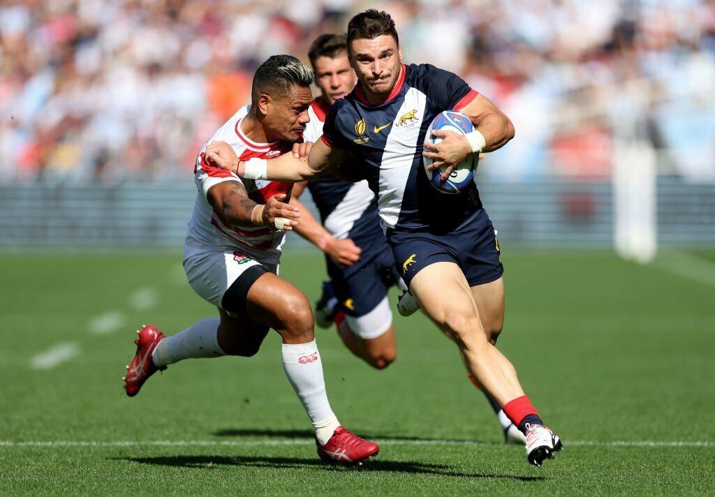 Los Pumas vencieron 39-27 a Japón y están en cuartos de final por quinta vez en la historia de los Mundiales.