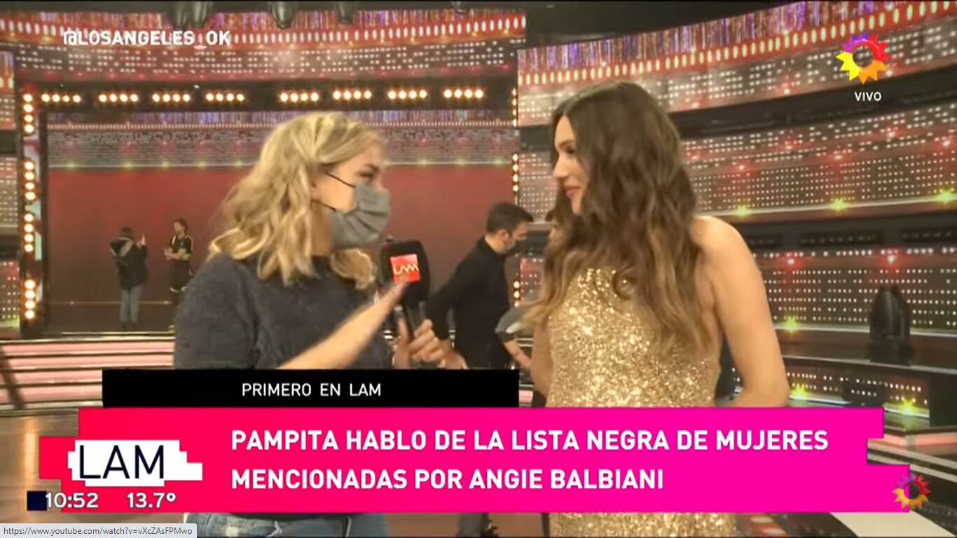 Pampita en LAM