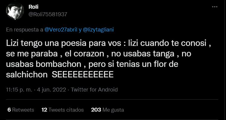 Lizy ubicó a un transfóbico en las redes sociales