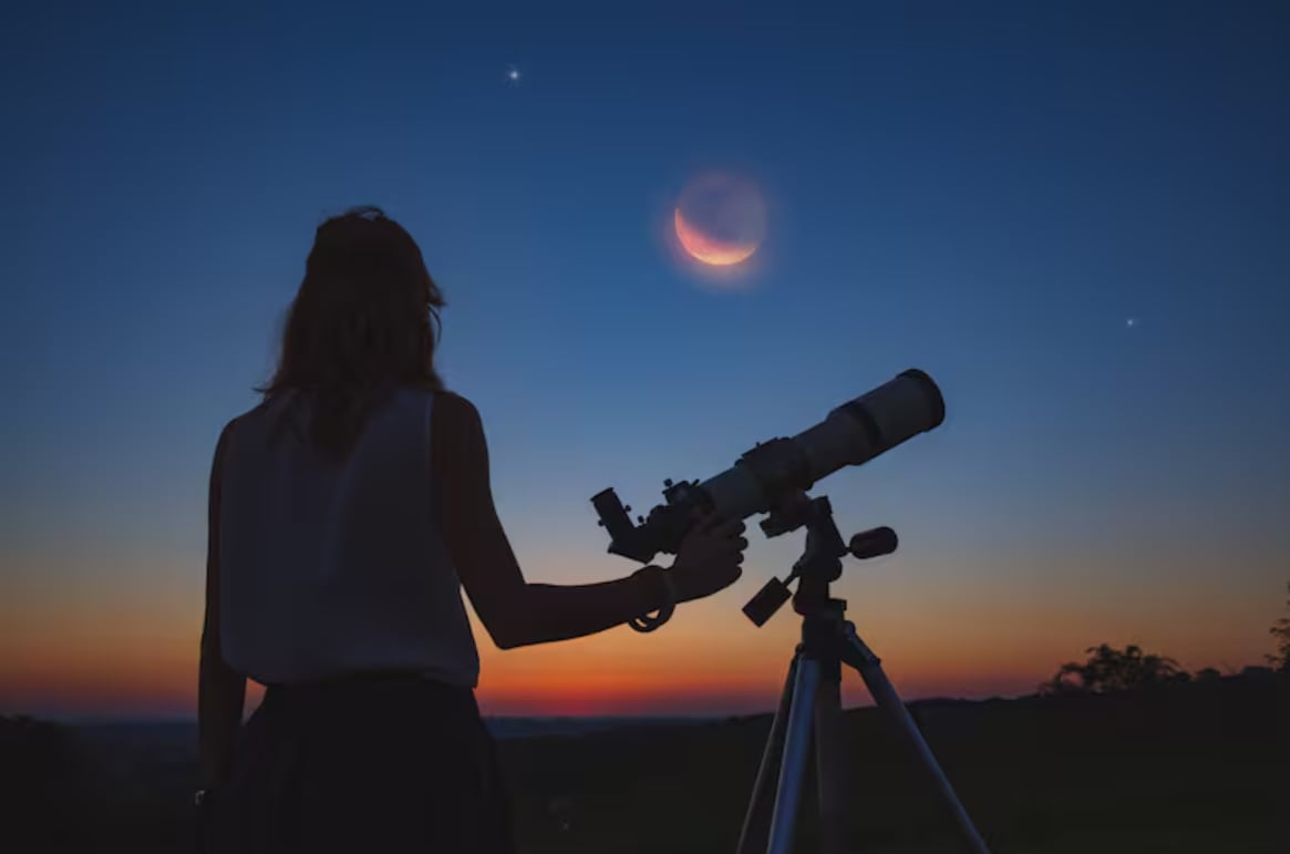 El eclipse de superluna se puede ver desde la Argentina. Foto: Shutterstock