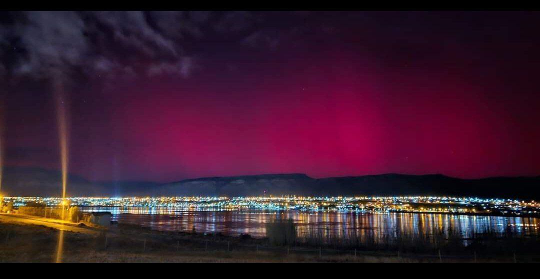 Las fotos y videos más impactantes de las auroras australes en Argentina