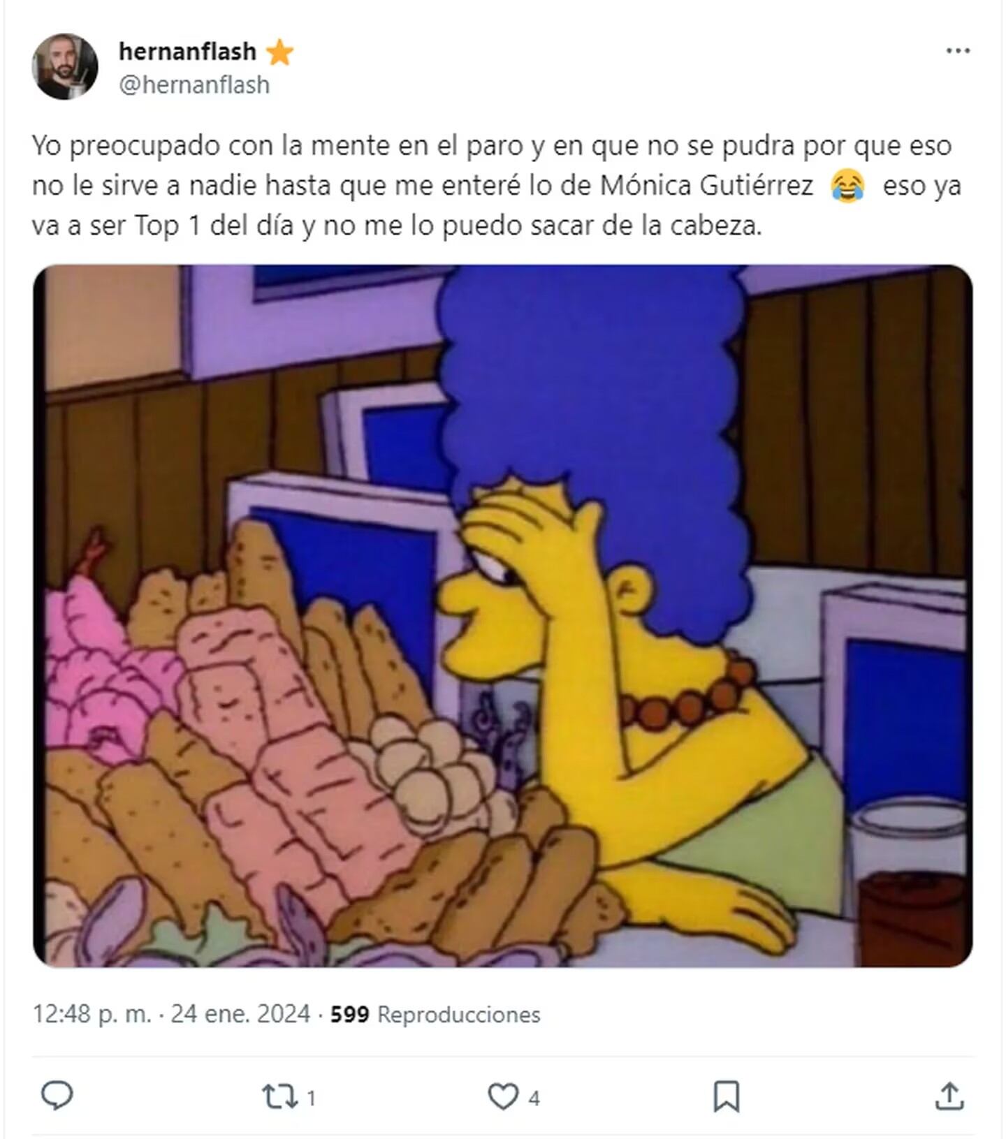 Los mejores memes del blooper del marido de Mónica Gutiérrez