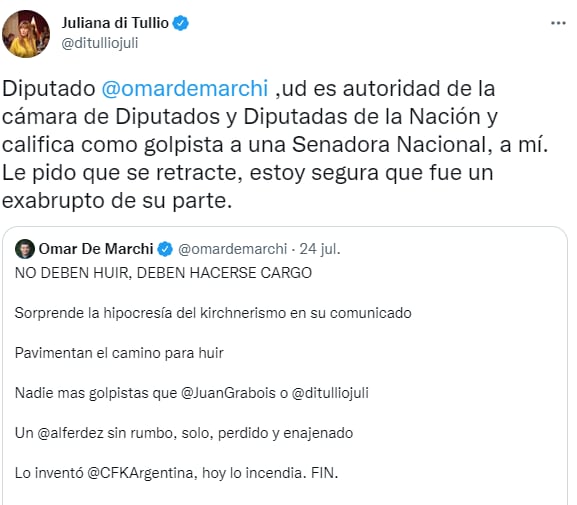 Cruce De Marchi y Di Tullio