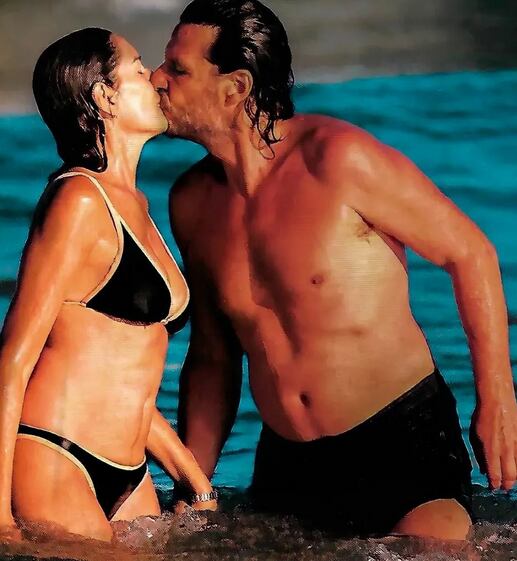 Andrea Frigerio y su marido, Lucas Bocchino.