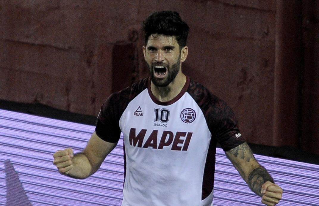 Nicolás Orsini vive un gran momento en Lanús. 