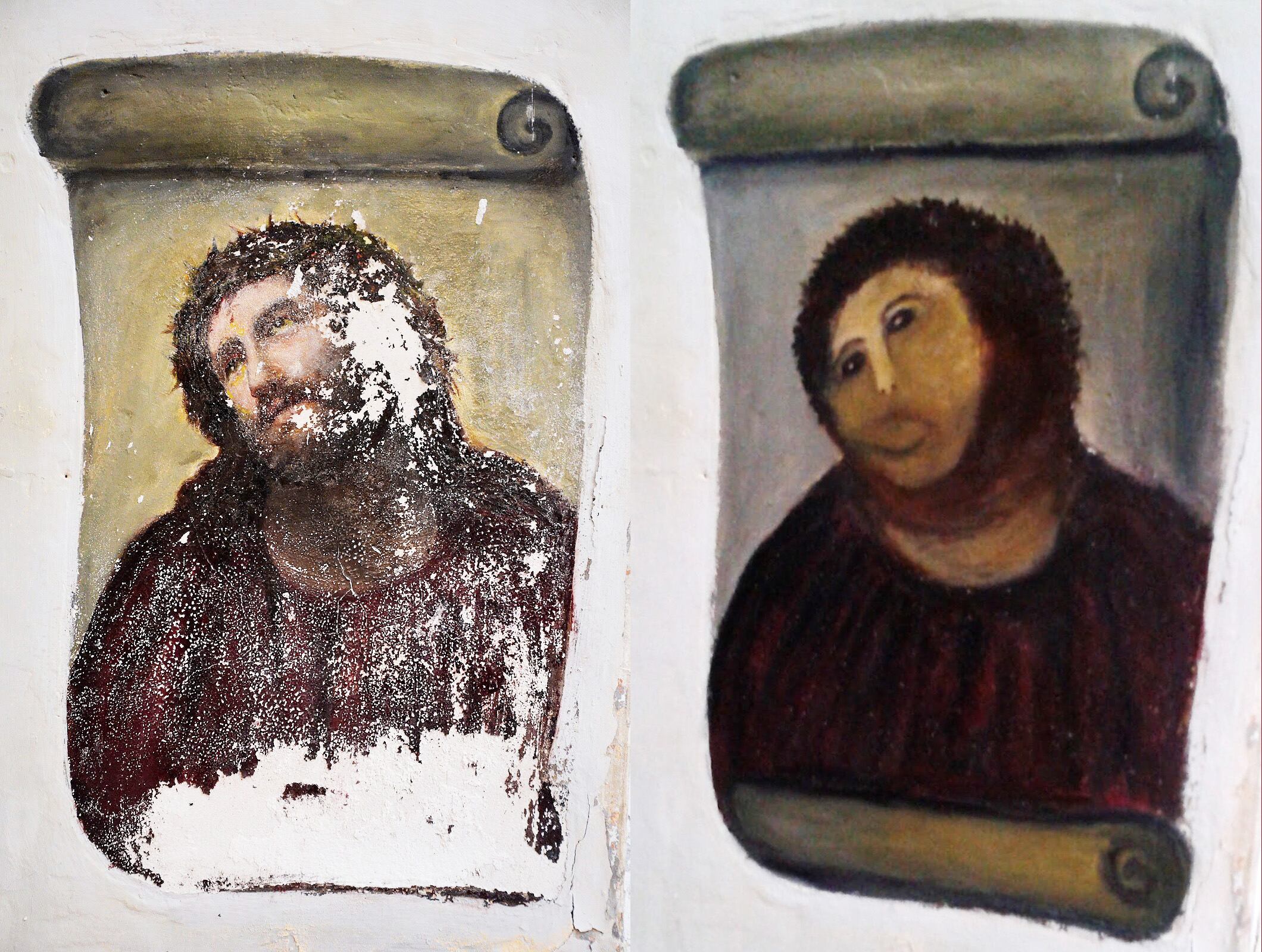 El Ecce Homo de Borja. 