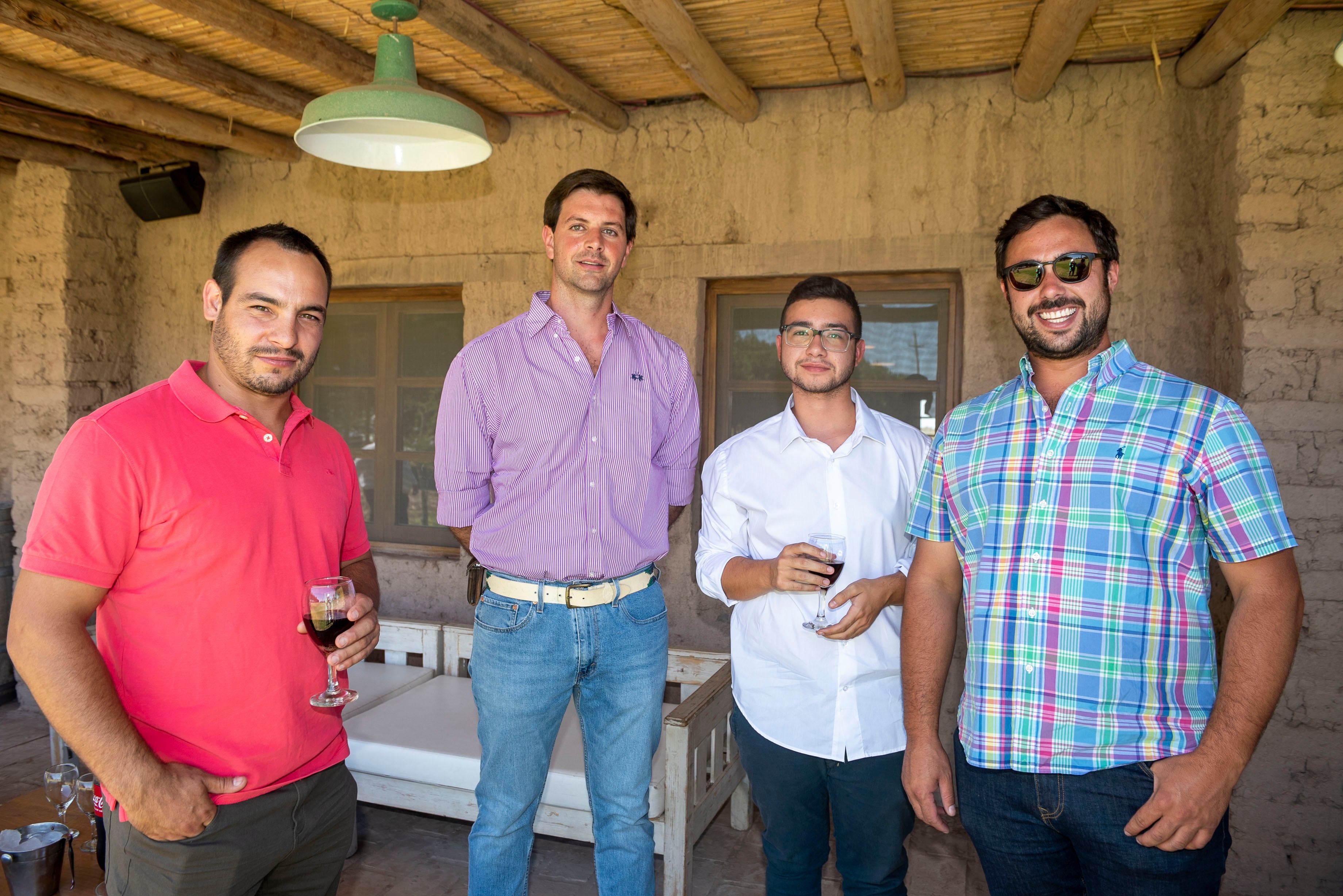 Federico Parrella, Mauri Rizzo, Ignacio Thomé y Rubén Cobos.