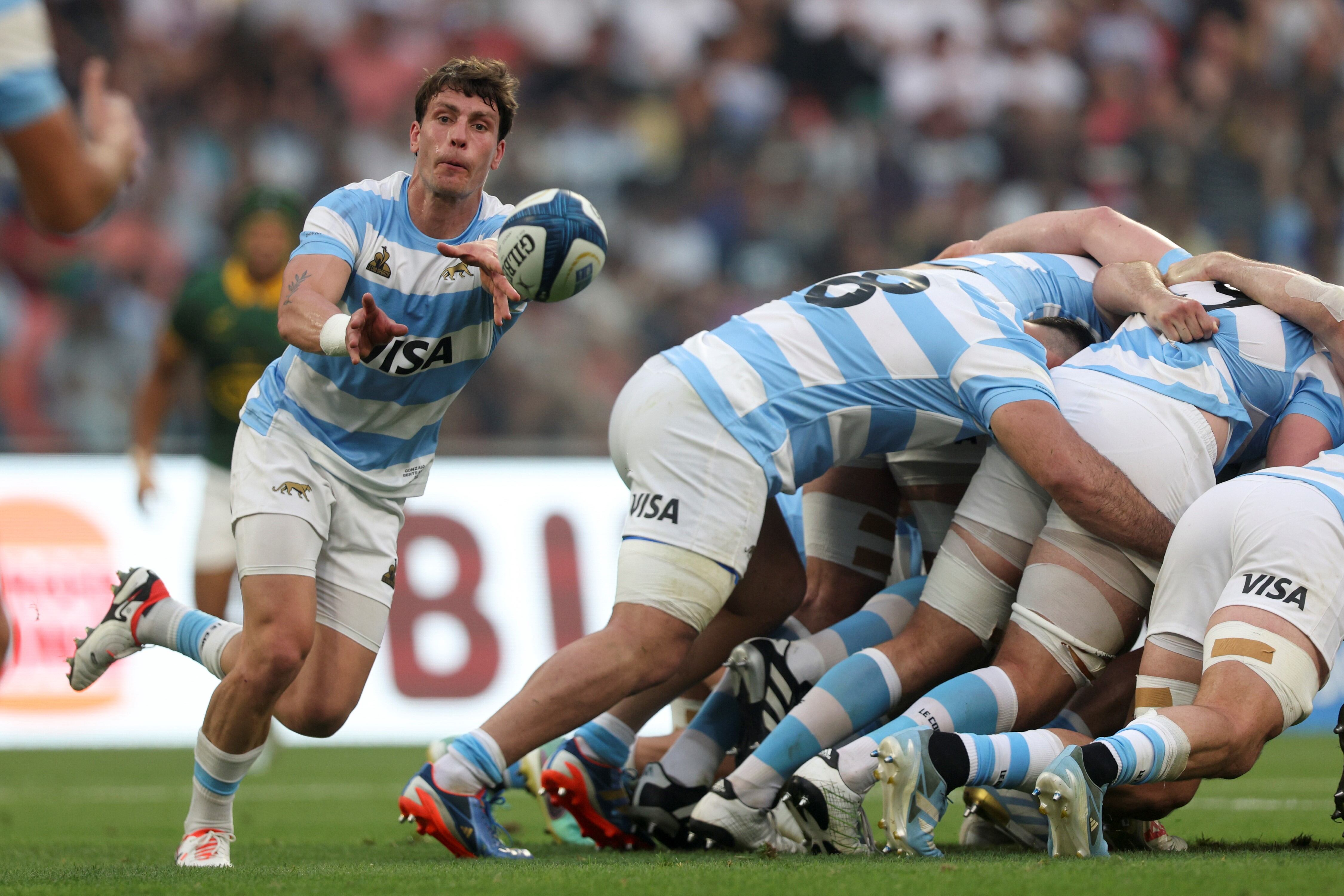 Los Pumas enfrentaron a Sudáfrica por el Rugby Championship en Santiago del Estero. (Prensa UAR)