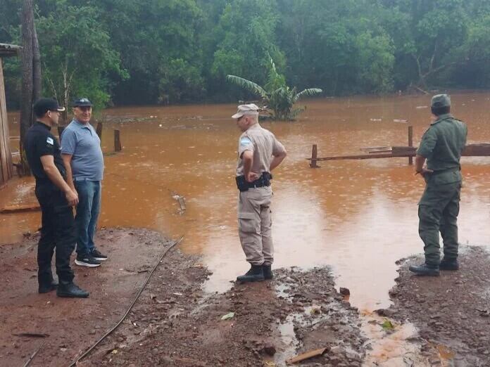 Nuevamente El Soberbio evalúa posibles evacuaciones ante una nueva crecida del río Uruguay.