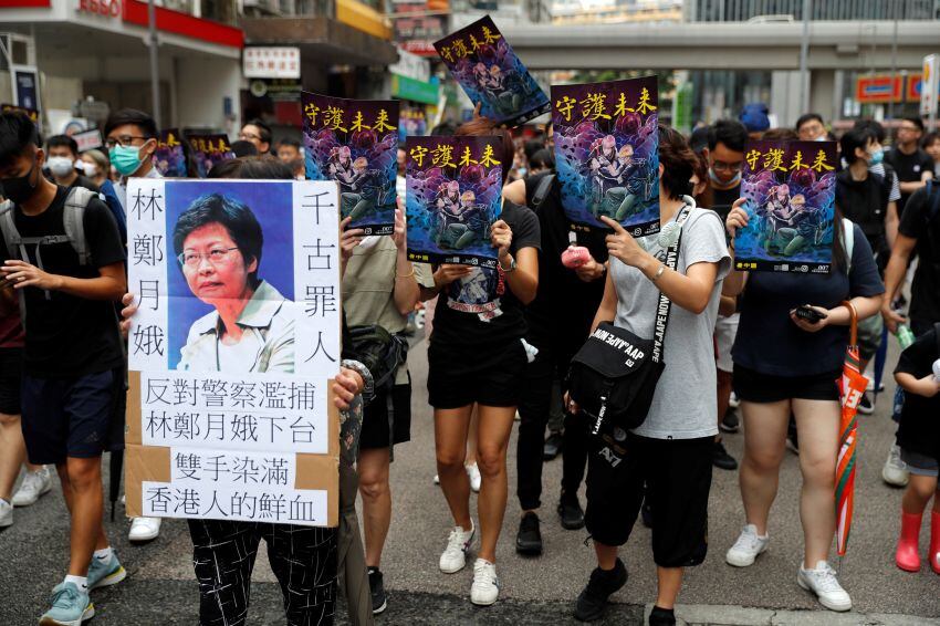 
Jefa de Hong Kong. Carrie Lam suspendió la Ley de Extradición | AP
   