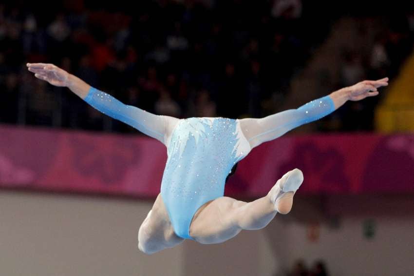 
Foto: AP | Abigail Magistrati compite en gimnasia artística.
   