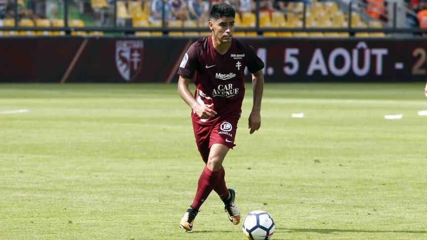 Gerónimo Poblete, el mendocino que juega en un club de Ucrania. 