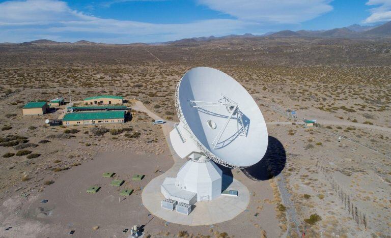 Antena de la ESA en Malargüe Mendoza