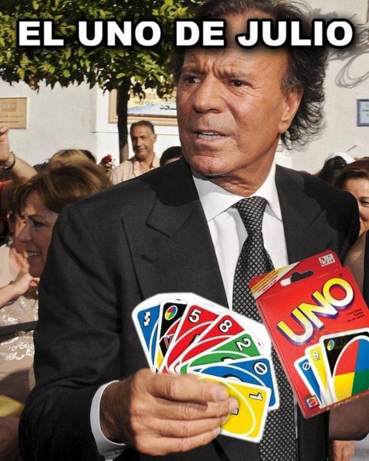 Llegó julio (el mes) y, con él, los mejores e infaltables memes de Julio Iglesias. Foto: Twitter.