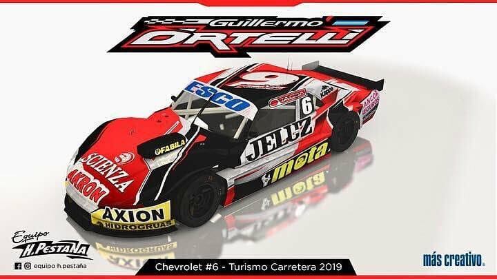 
Guillermo Ortelli | Se dio a conocer cómo será la estética del Chevrolet de Guillermo Ortelli para una nueva temporada de Turismo Carretera.
    