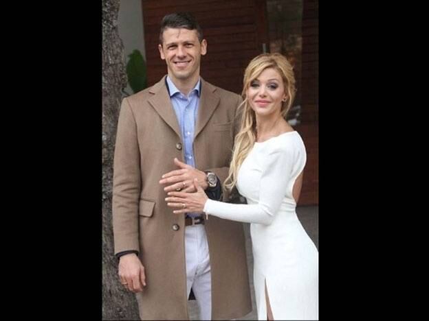 Las fotos íntimas de la boda de Evangelina Anderson y Martín Demichelis