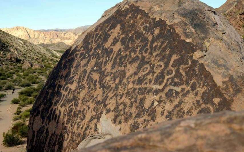 Los petroglifos del Tunduqueral aportan riqueza arqueológica a Uspallata.