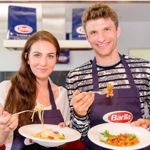 Thomas Müller y Lisa Trese