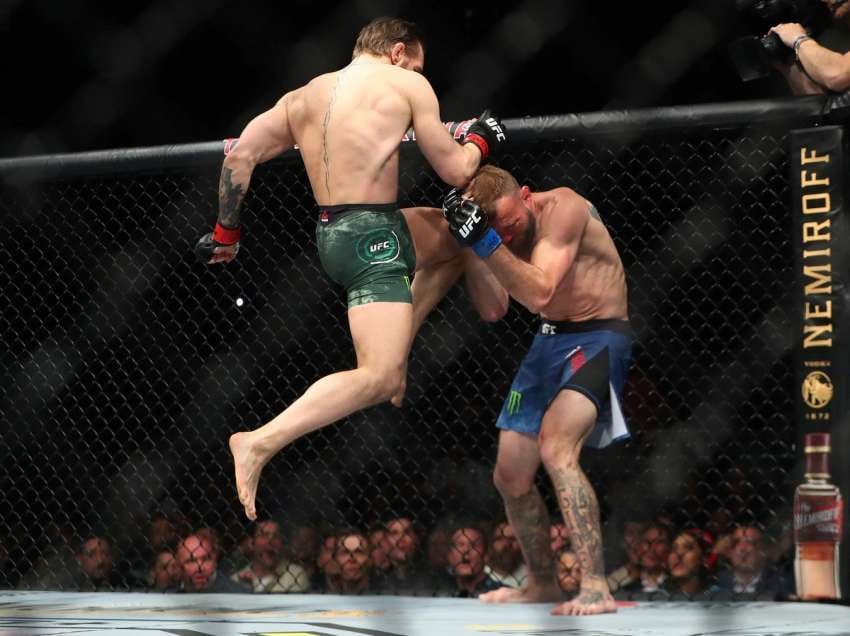 
    La técnica de McGregor // AFP.
   