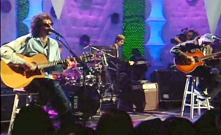 Soda Stereo en MTV Unplugged, 1997.