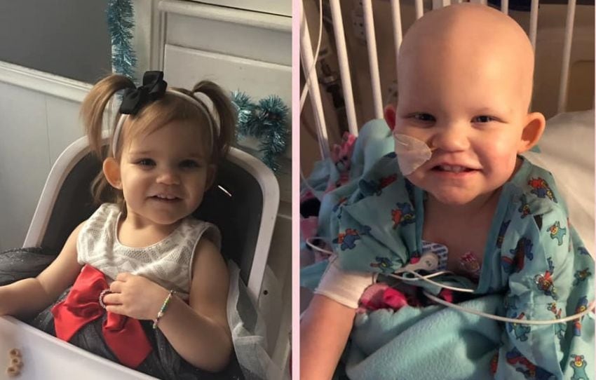 
    Callie June tiene 18 meses y padece cáncer - Facebook
   