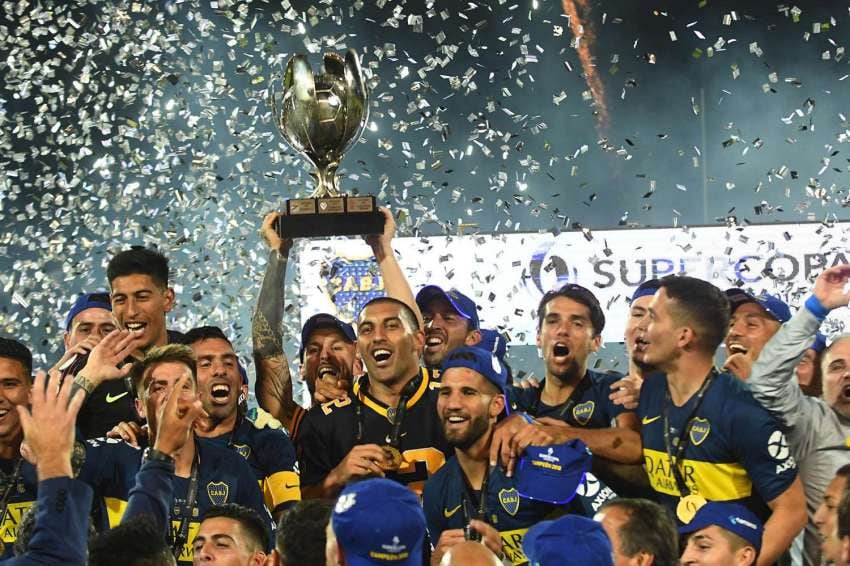 
Marcelo Rolland 02 de mayo | Boca Juniors se consagró campeón de la Súpercopa Argentina al ganarle a Rosario Central en el estadio Malvinas Argentinas.
   