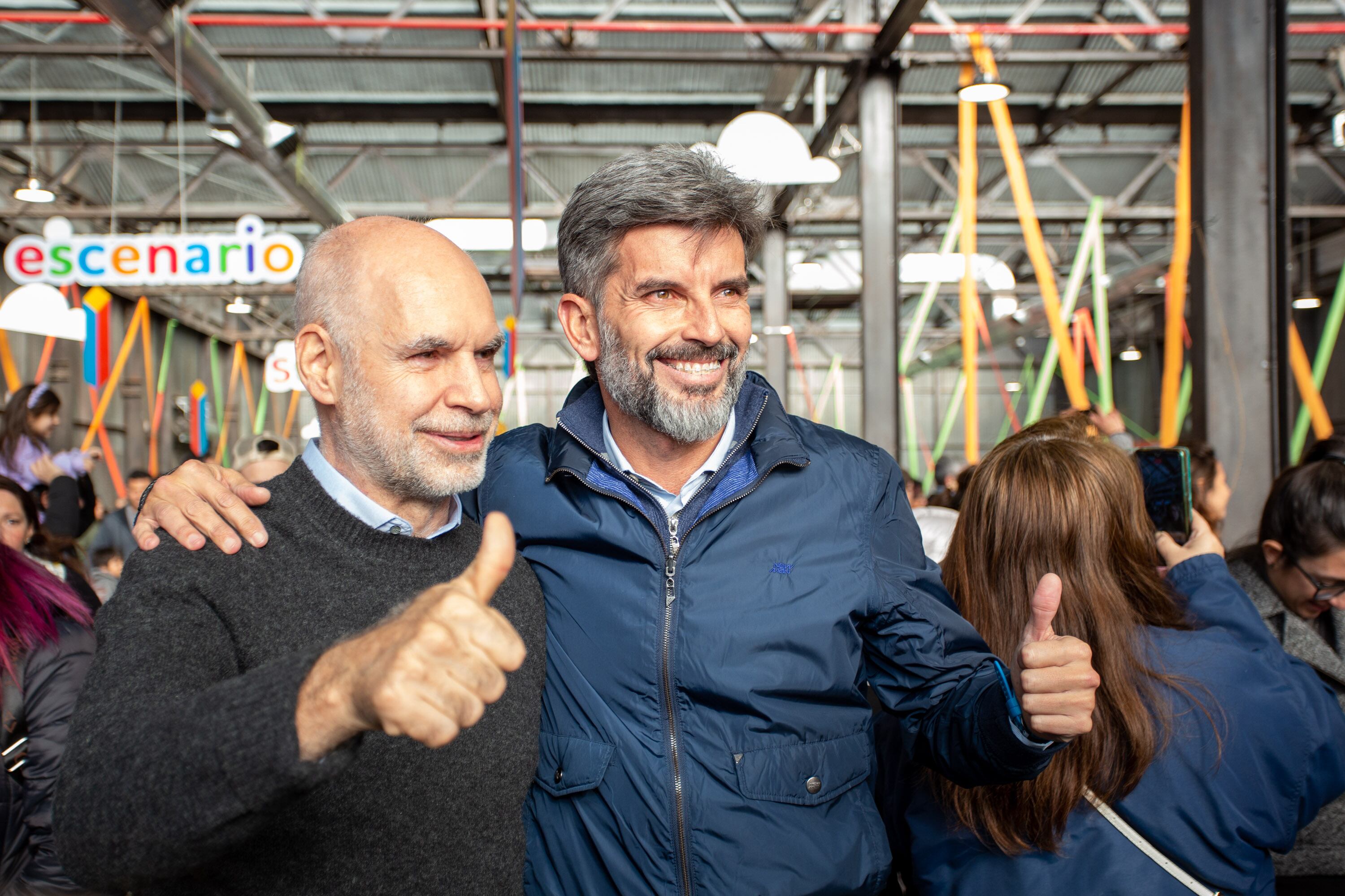 Horacio Rodríguez Larreta, Jefe de Gobierno porteño; y Ulpiano Suárez, intendente de la Capital. Foto: Prensa Ciudad de Mendoza