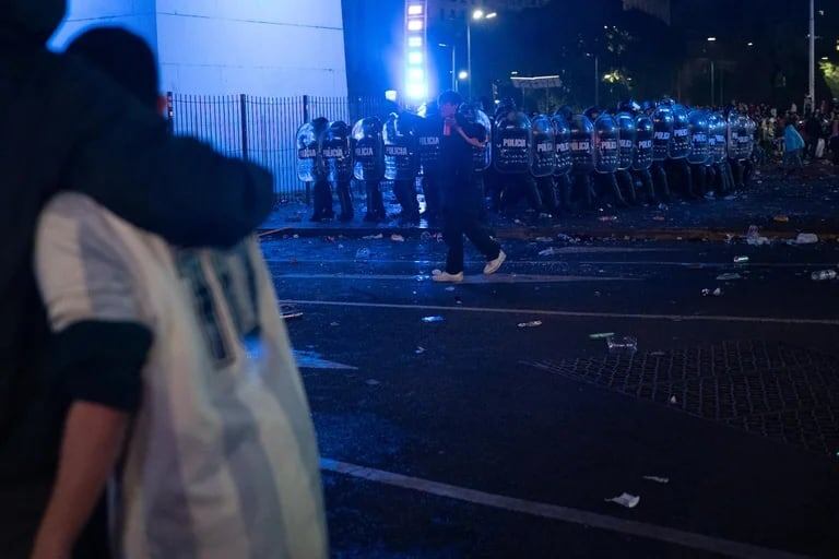 La situación estuvo controlada por algunos minutos. Foto: Gentileza Jaime Olivos / Infobae.