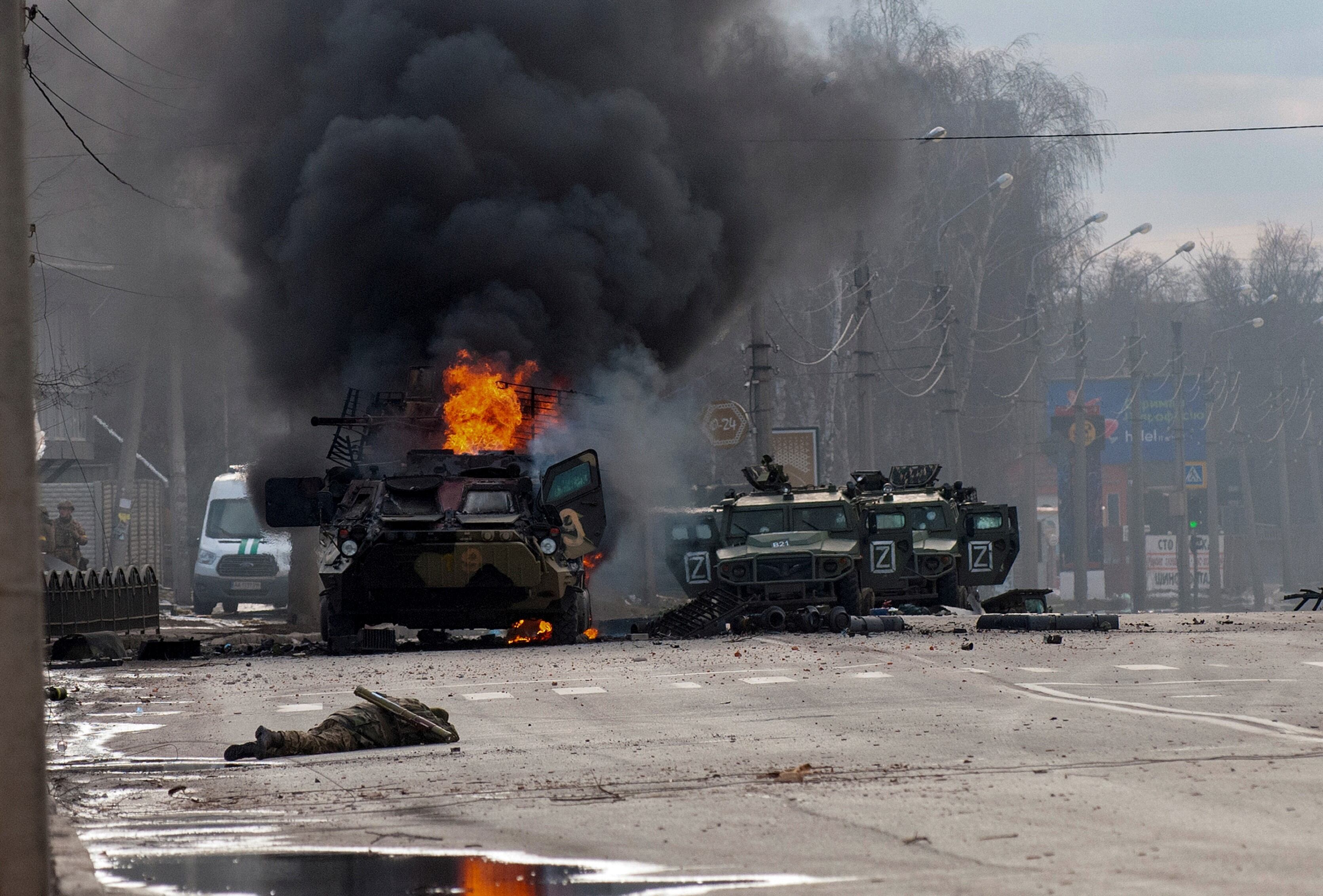 Kupiansk está dentro de la provincia oriental de Járkov, la cual fue bombardeada por el ejercito ruso este martes. / Foto: AP