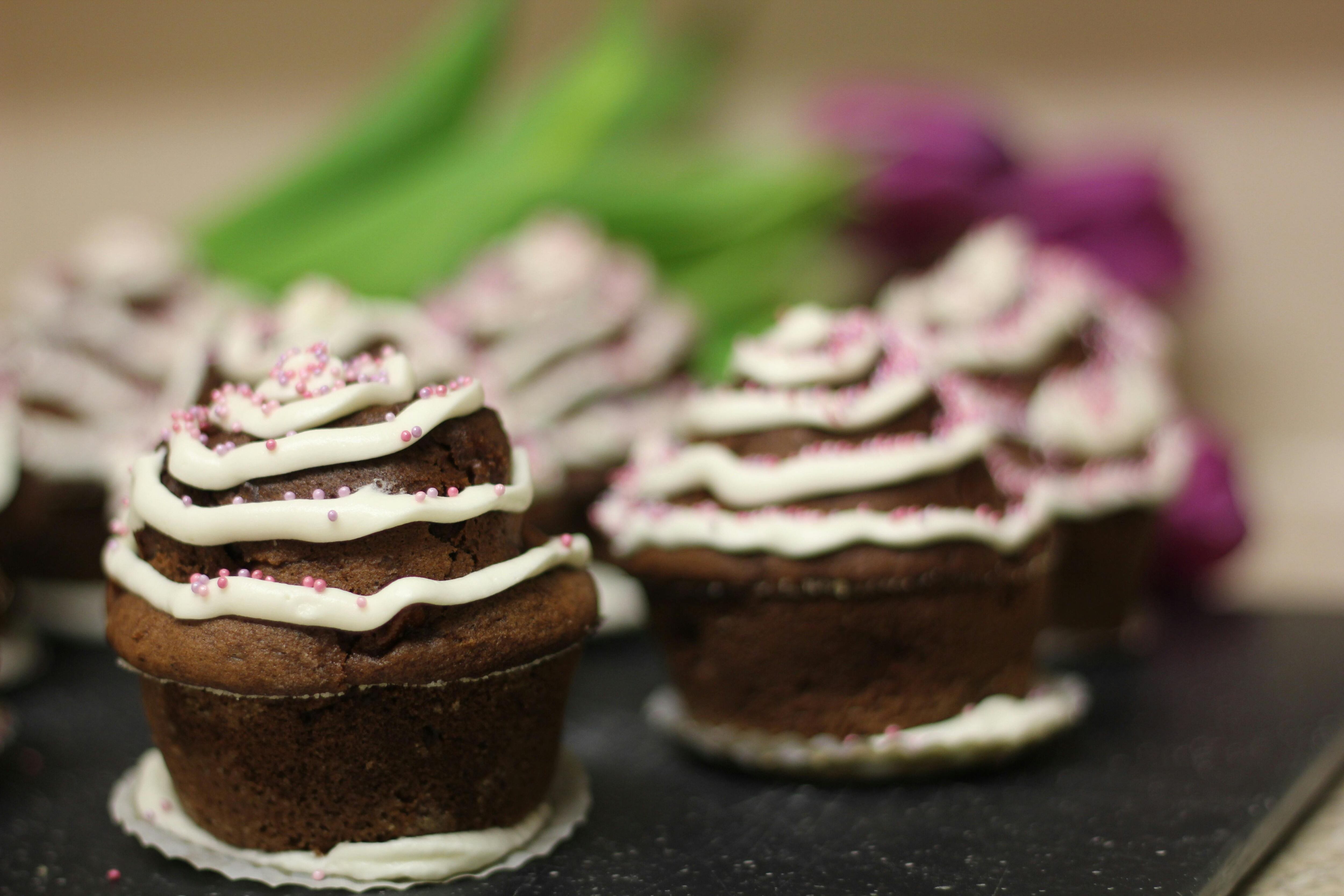 La mejor receta de muffin caseros de chocolate en 30 minutos