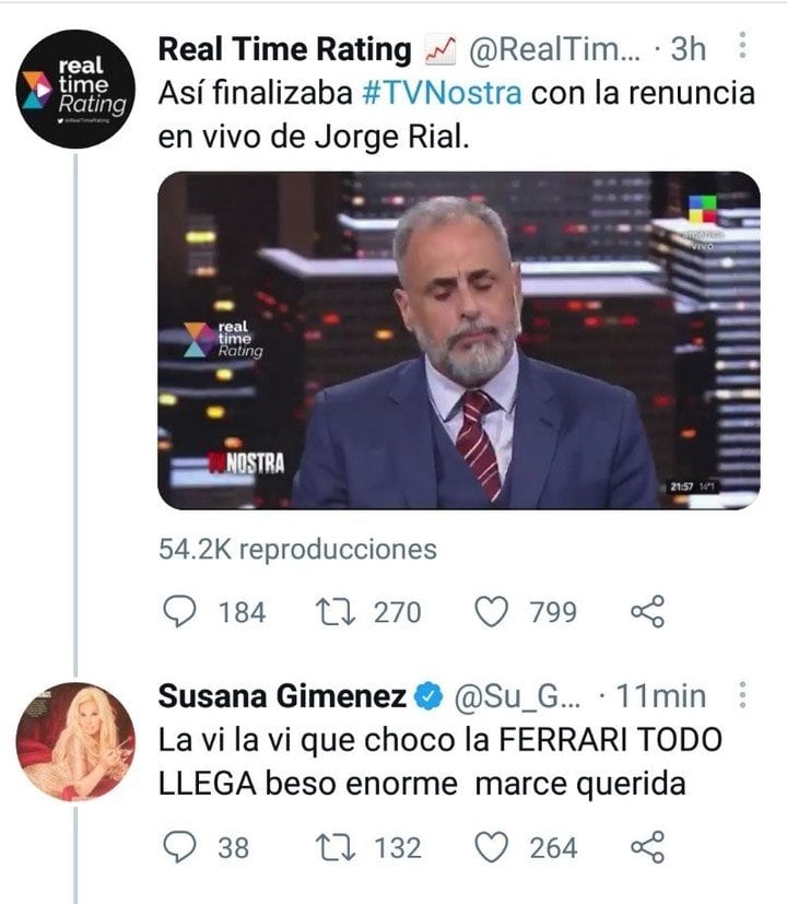 redes de Susana Giménez