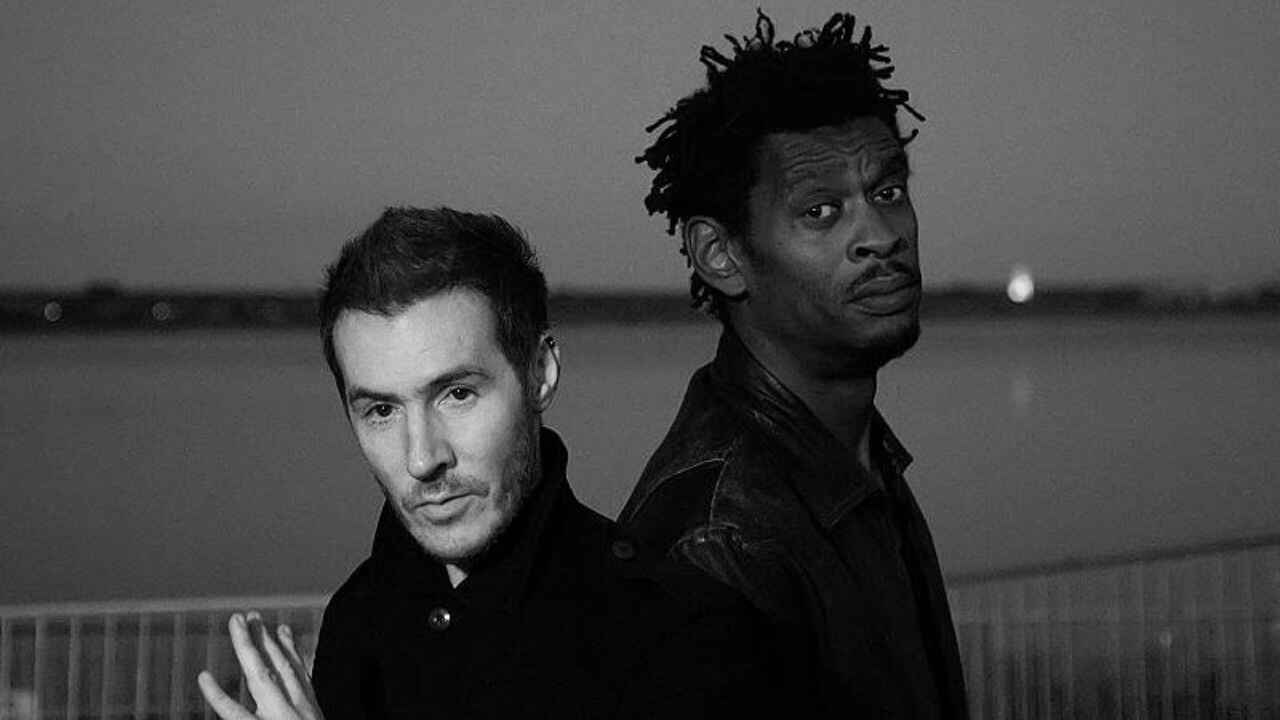 Robert Del Naja y Grantley Evan Marshall, fundadores de Massive Attack. 